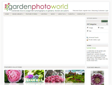 Tablet Screenshot of gardenphotoworld.com